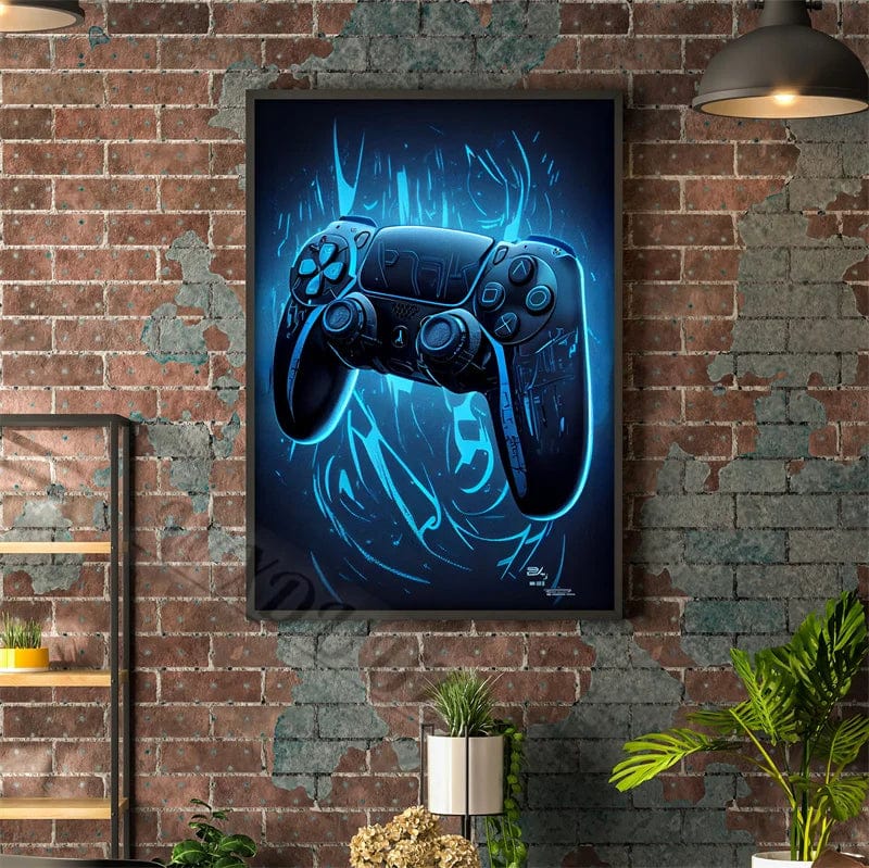 Canvanation 14 / 50x70cm Affiche Chambre 80s Coloré Punk Neon Gaming