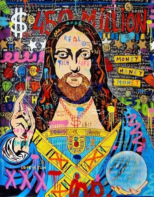 Canvanation V / 30x40cm Affiche Pop Art Graffiti Street Art