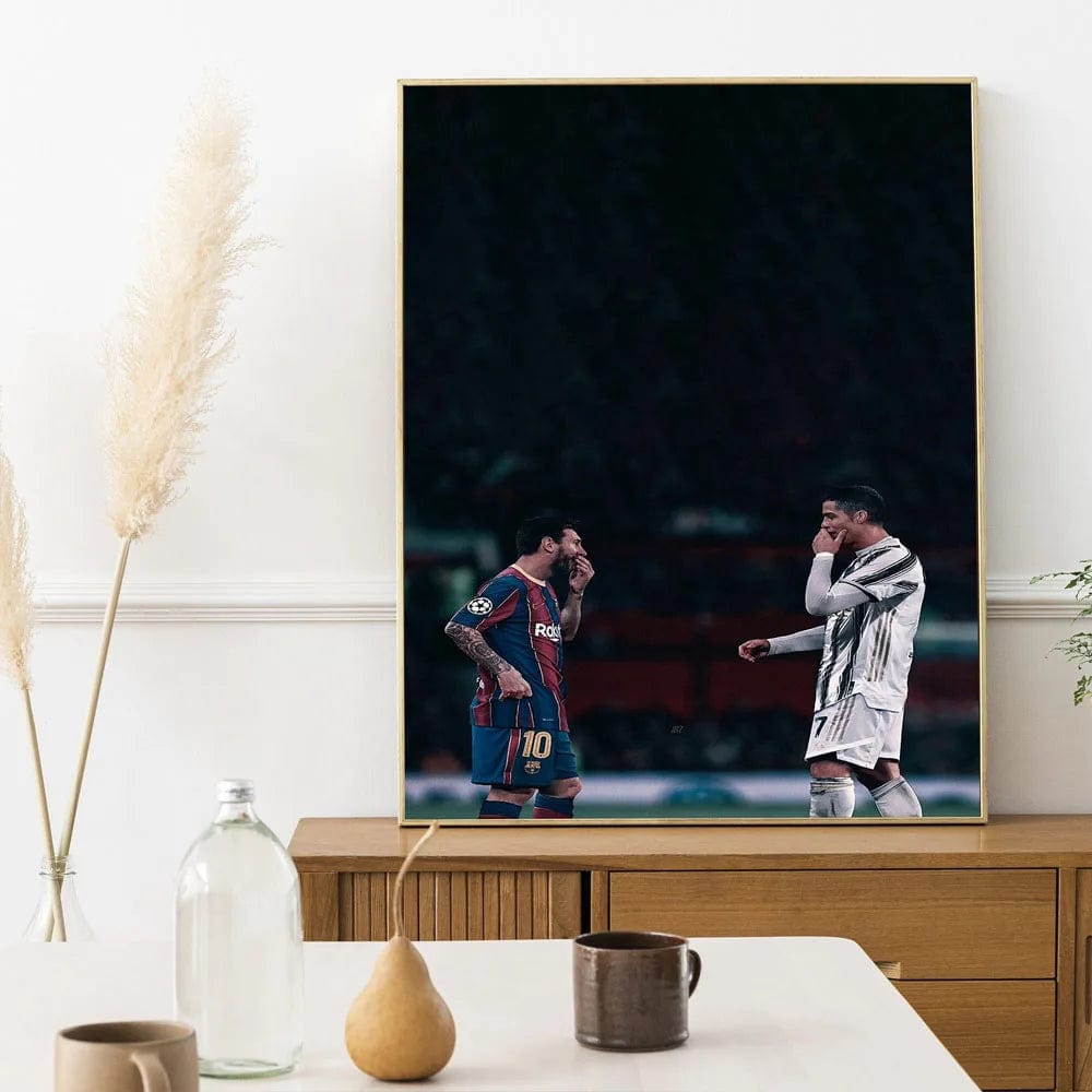 Canvanation SP675 / A3 30x42cm Affiche Football Messi Ronaldo