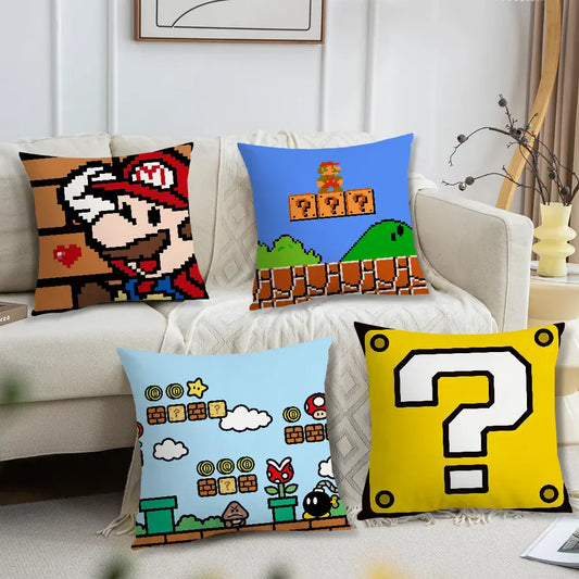 Canvanation Housse De Coussin - Motif Mario