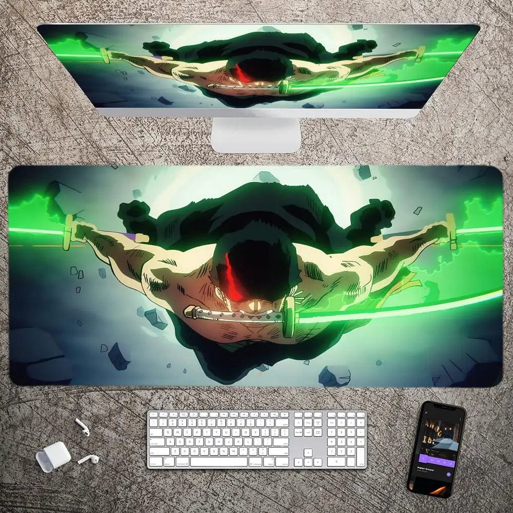 Canvanation z1 / 900x400x5mm Tapis De Souris - Anime Japonais One Piece Luffy Zoro