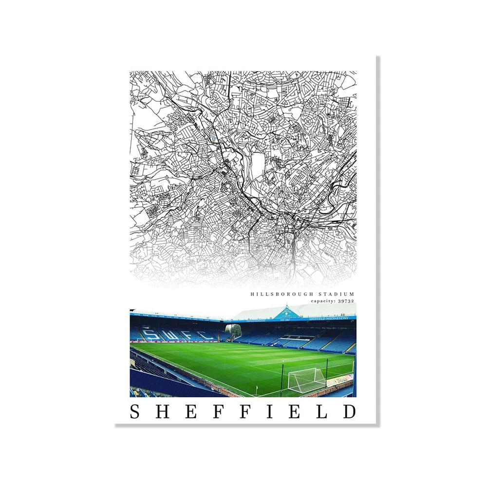 Canvanation DJ9824-15 / 30X40cm No Frame Affiche Terrain De Football
