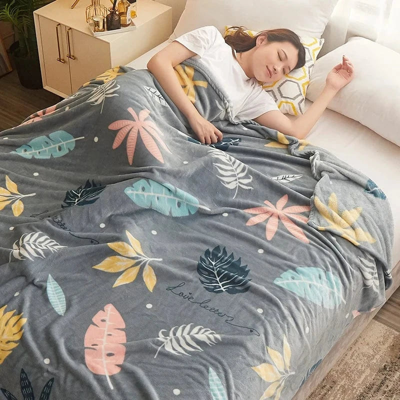 Canvanation D / 120x200cm Couverture en Polaire Corail – Ultra Chauffante