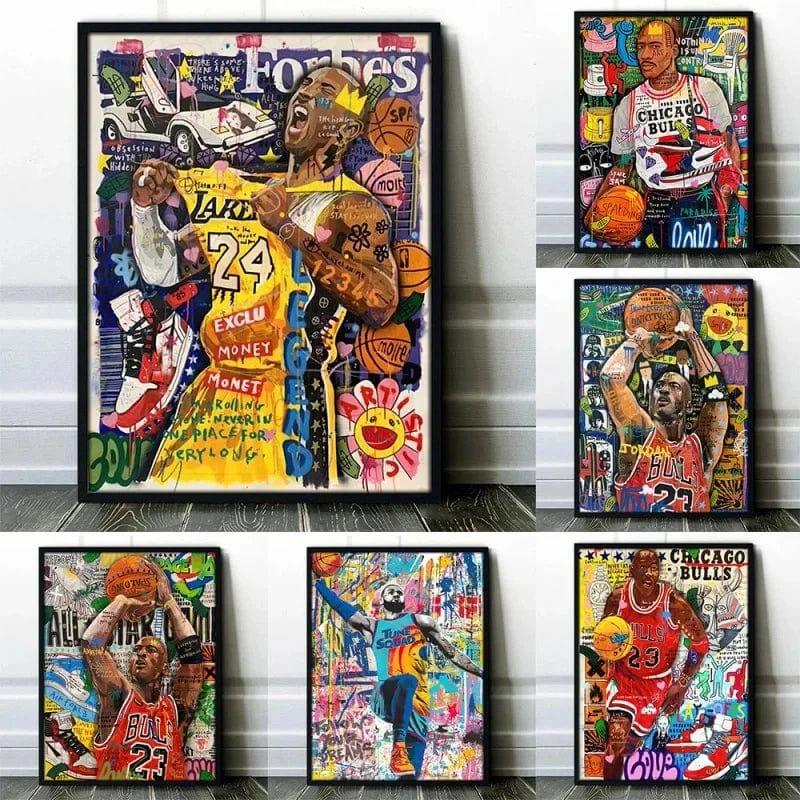 Canvanation Affiche Pop Art Sport Magasine