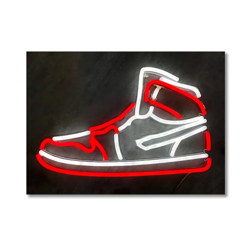 Canvanation Style 9 / 20X30cm Affiche Chambre Sneaker Jordan Neon