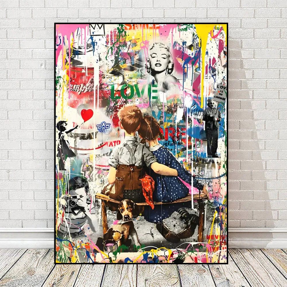 Canvanation Style 5 / 30X40cm Affiche Pop Art Salon Banksy
