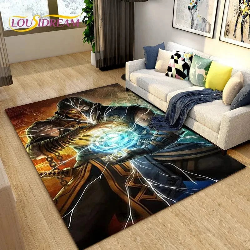 Canvanation Tapis De Chambre - Street Fighter Retro Game Gamer