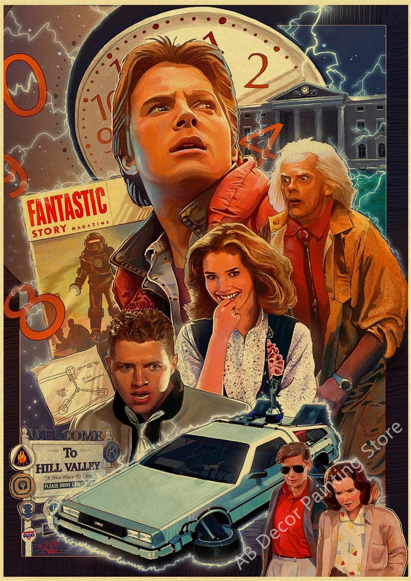 Canvanation 7 / 42cmx30cm Poster Vintage Rétro Classic Film Series