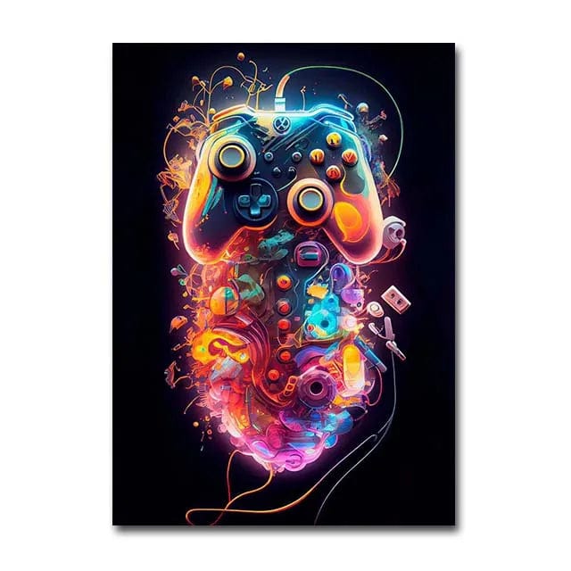 Canvanation 40x60cm / A Affiche Coloré Salle De Jeux