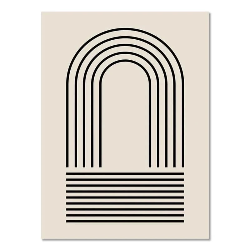 Canvanation 21x30cm / Su18 Affiche Bohème Noir Et Blanc