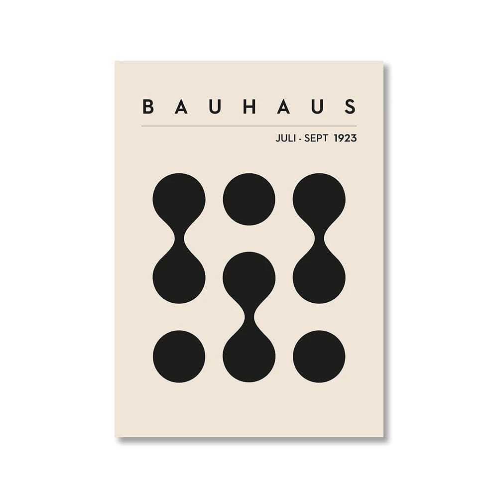 Canvanation QP10816-1 / 21x30cm Affiche Abstrait Bauhaus