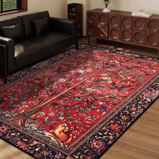 Canvanation BS124-Flannel-10 / 6.5x9.8ft(200x300cm) Tapis Berbère rectangulaire 3D imprimé – Style moderne & persan