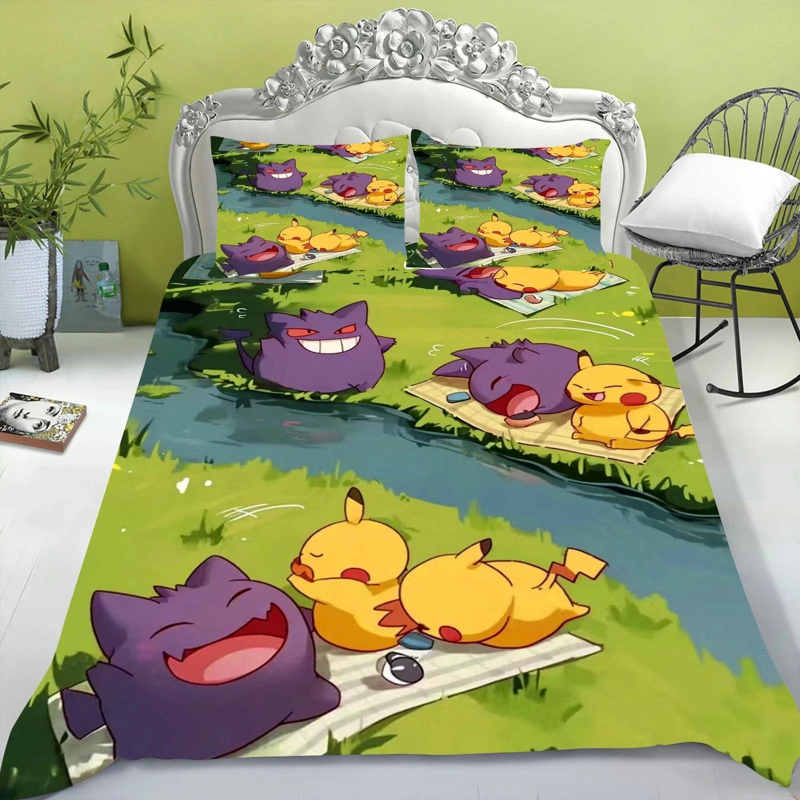 Canvanation Housse De Couette - Pikachu 3 Sets