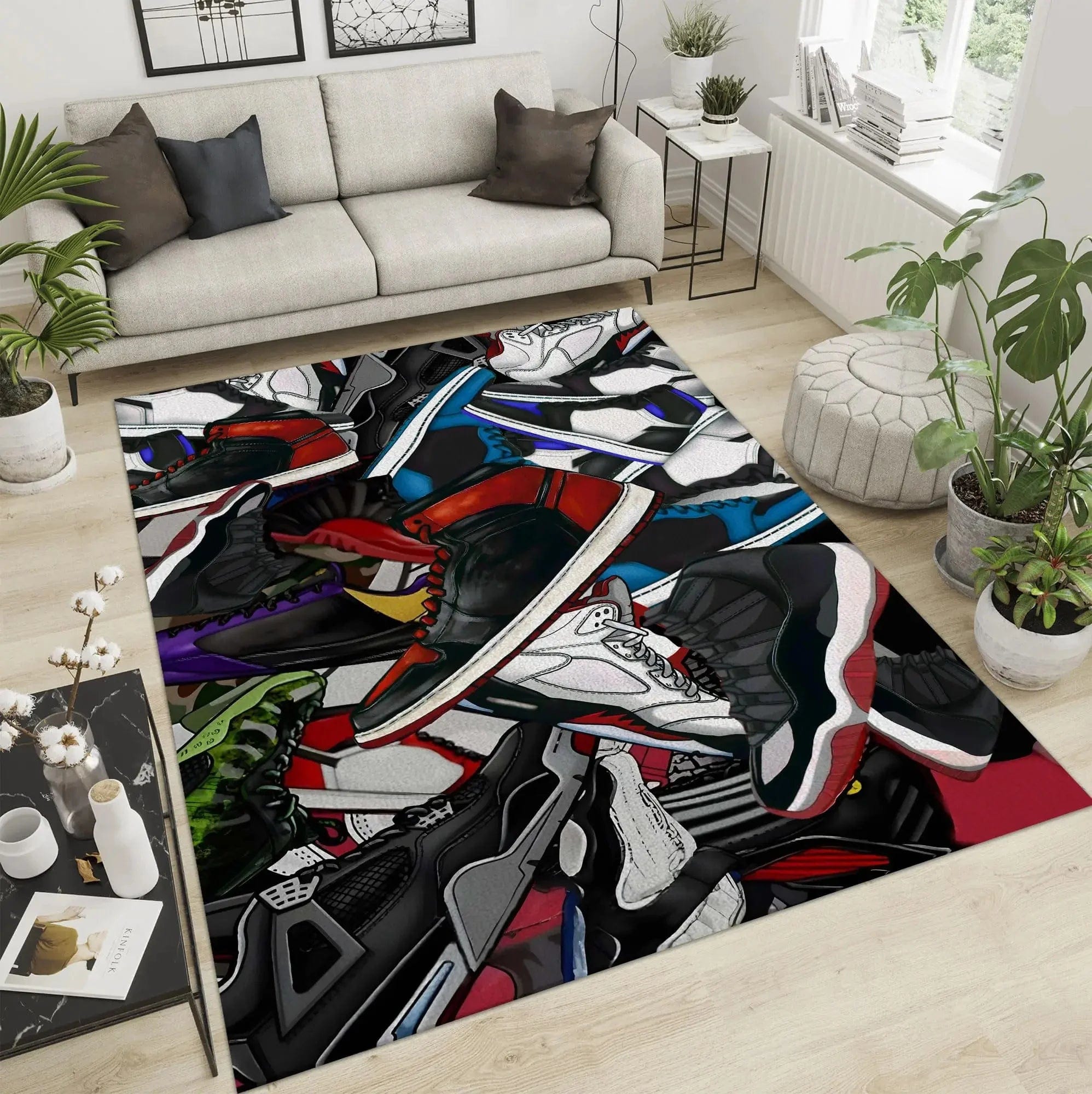 Canvanation 4 / 120x160cm Tapis De Chambre - Sneakers