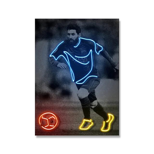 Canvanation 11 / 30x40cm Affiche Basketball Neon