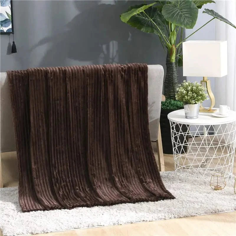 Canvanation Café / 70x100cm baby Couverture Polaire Rayé