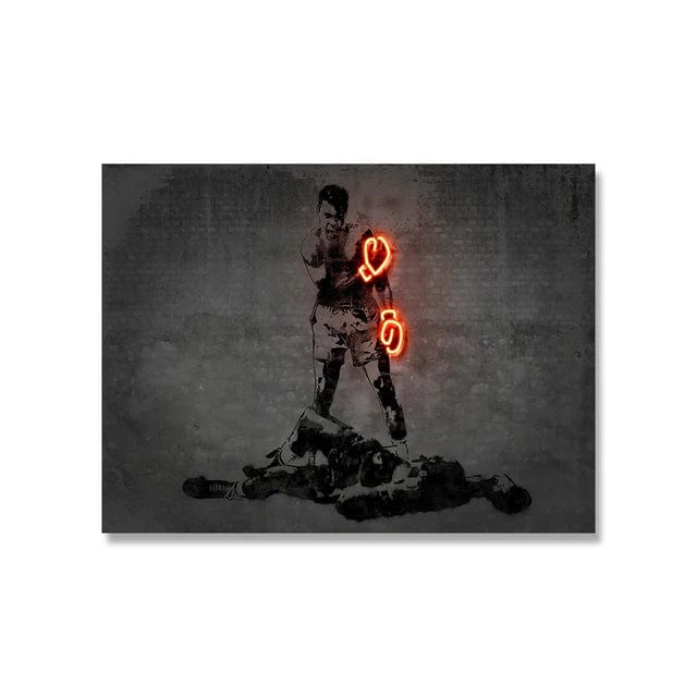 Canvanation 18 / 30x40cm Affiche Basketball Neon