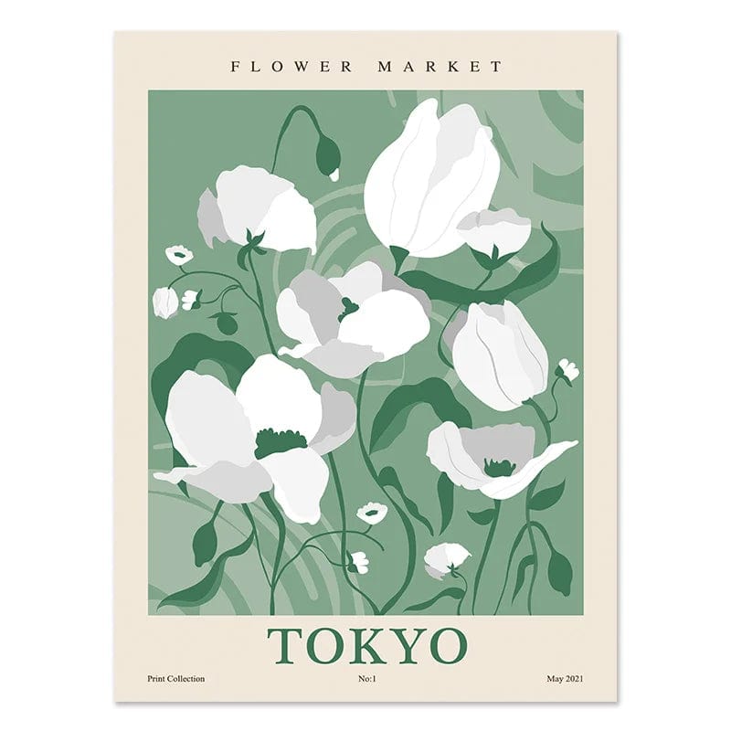 Canvanation Picture 3 / 20X25cm Affiche Matisse Fleurs Vert Vintage