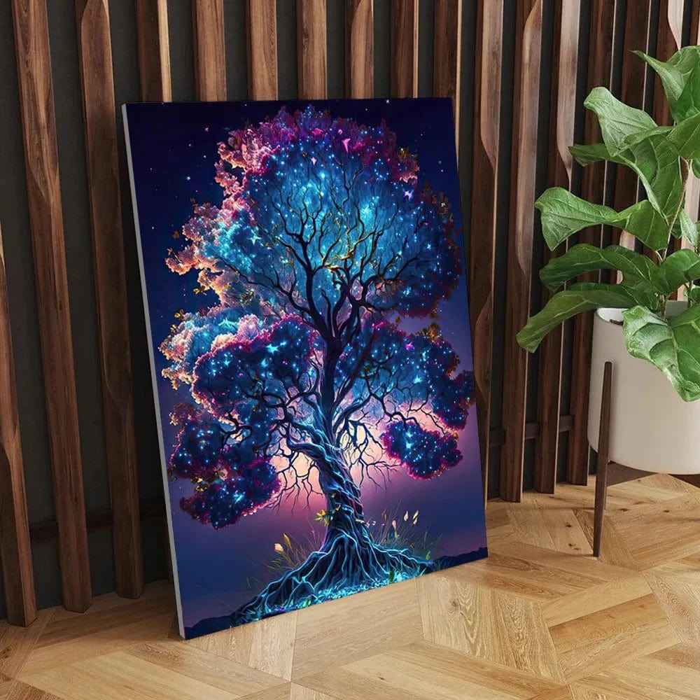 Canvanation Affiche Éclat Sylvestre : La Majesté de l'Arbre de Vie