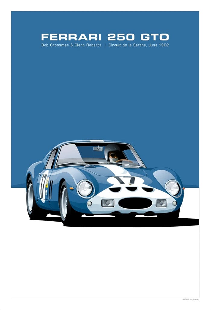 Canvanation Affiche Retro Voiture GTR