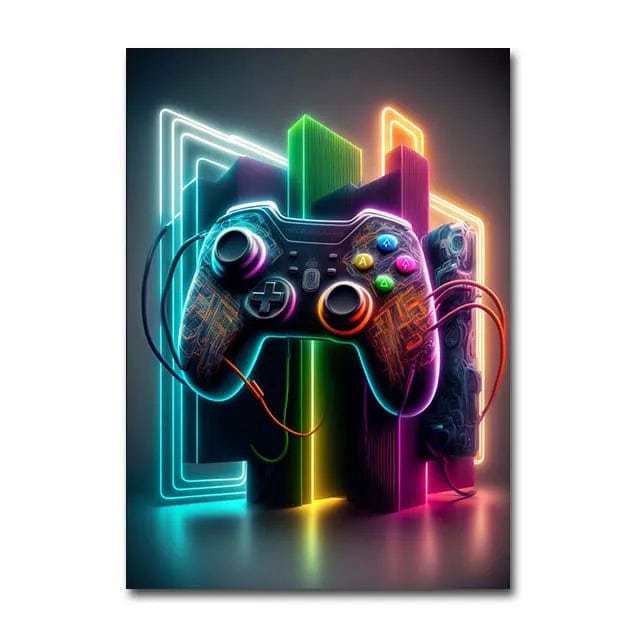 Canvanation 40x60cm / D Affiche Coloré Salle De Jeux