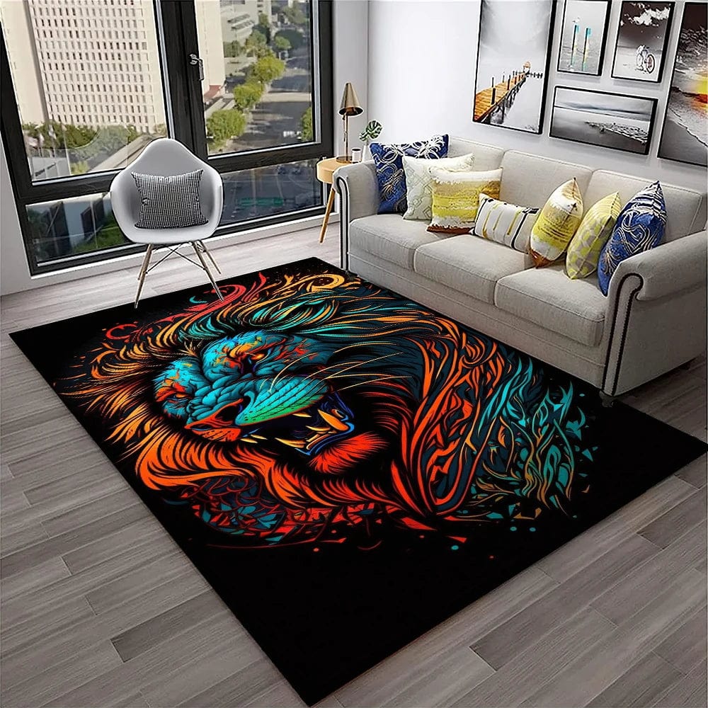 Canvanation 13 / 200x160cm Tapis De Chambre - 3D Dream Lion Animal