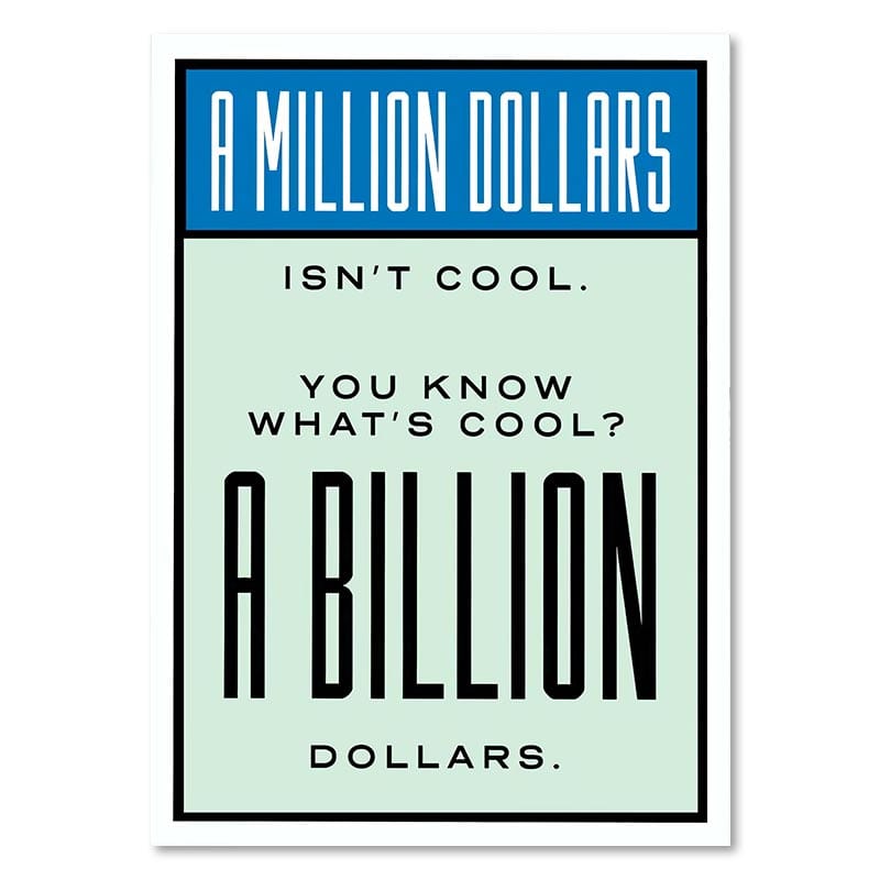 Canvanation 21x30cm / TM0002-03 Affiche Monopoly Motivation