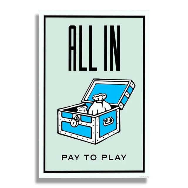 Canvanation SW398 / 60X90cm Affiche Monopoly Citation De Motivation
