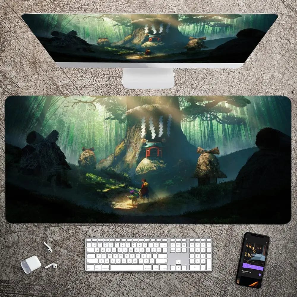 Canvanation z4 / 900x400x5mm Tapis De Souris - Anime Japonais One Piece Luffy Zoro