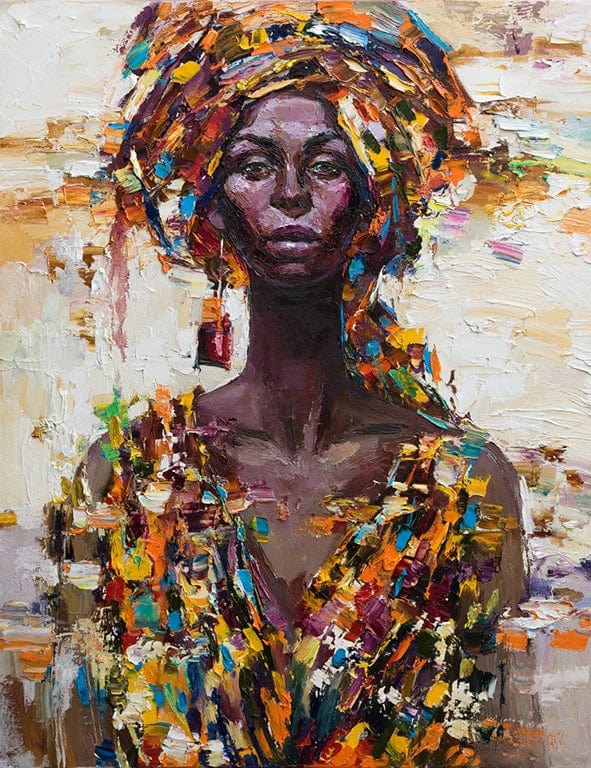 Canvanation PC 20301 / 30x40cm Affiche Portrait Femme Africaine