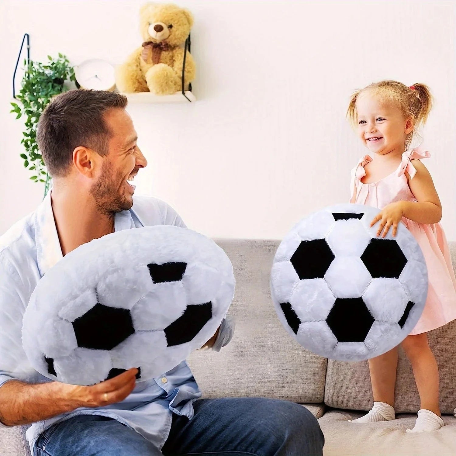 Canvanation Coussin Ballon De Football