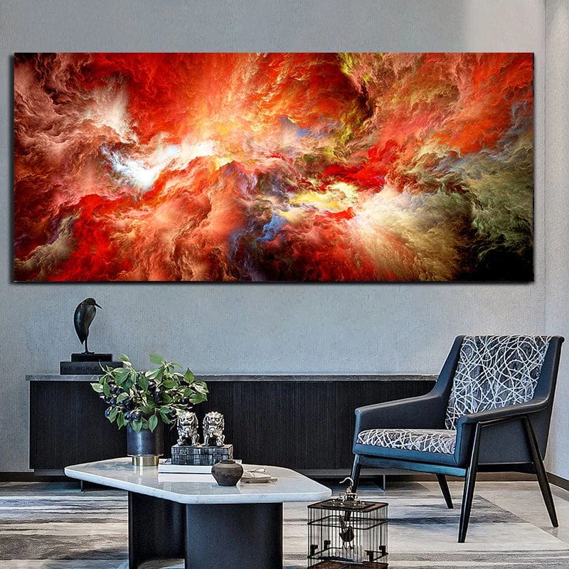 Canvanation QP10215-B / 50x115cm Affiche Peinture Abstraite Moderne