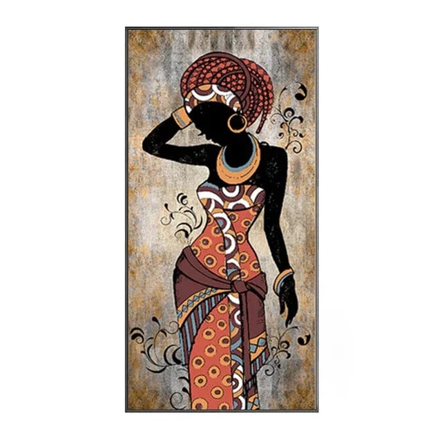 Canvanation H31-9 / 50x100cm Affiche Femme Africaine
