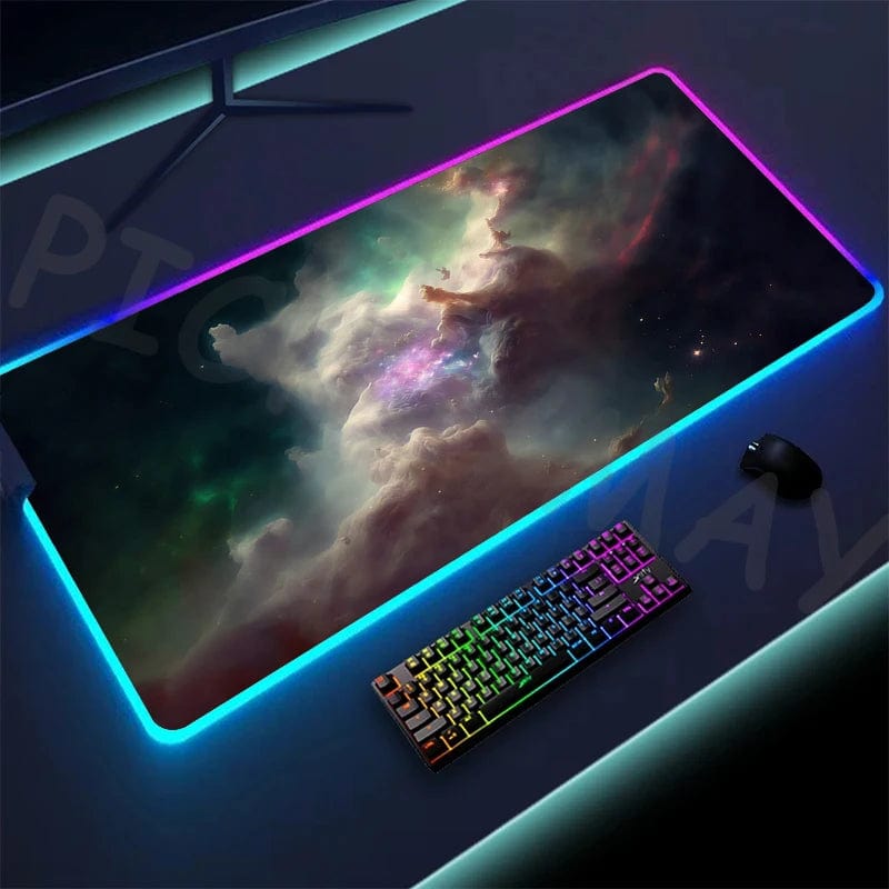 Canvanation Ko947643 (4) / 400x900x3mm Tapis De Souris - Univers RGB Gaming