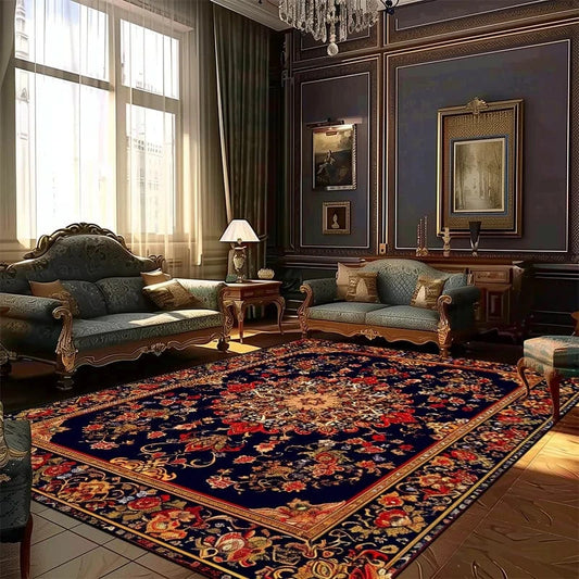 Canvanation BS034-Flannel-7 / 200x300cm 78.7x118in Tapis Berbère rectangulaire – Flanelle douce & antidérapante