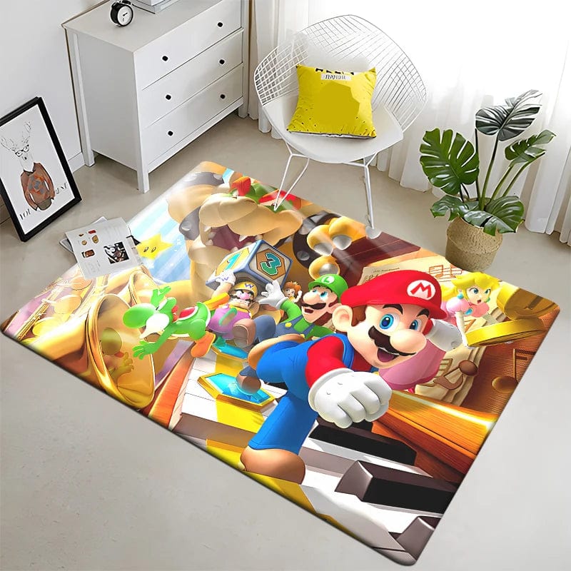 Canvanation Tapis De Chambre - Super Mario Game HD
