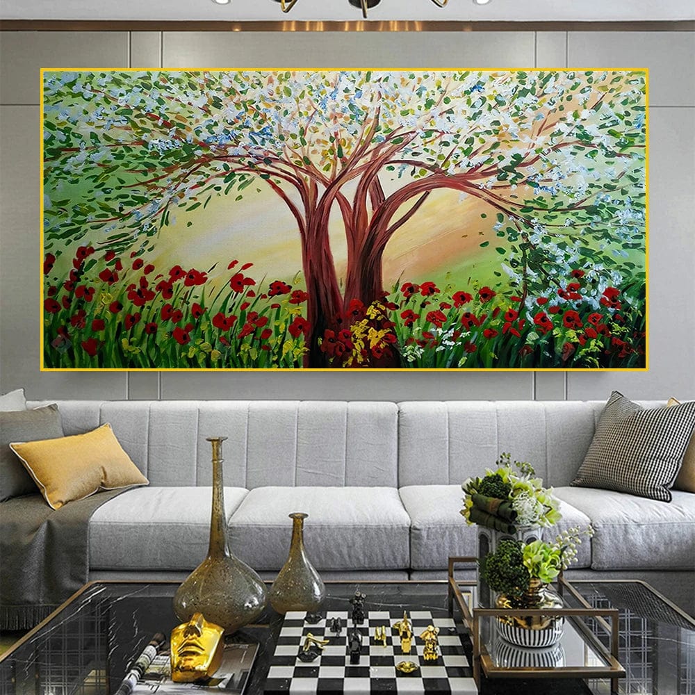 Canvanation 70x140cm Affiche Arbre De Vie Éclats de Vie