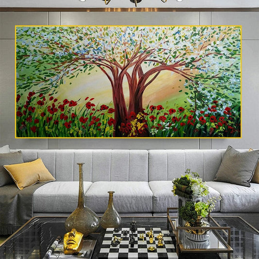 Canvanation 70x140cm Affiche Arbre De Vie Éclats de Vie