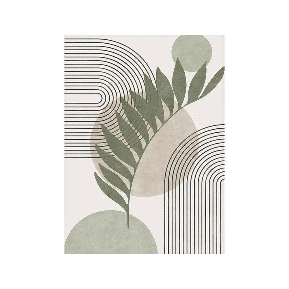 Canvanation HL049-B / 30x40cm Affiche Moderne Salon Botanique Vert