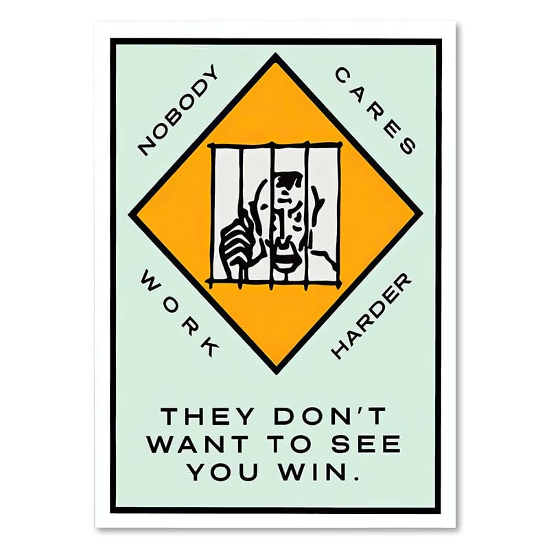 Canvanation 21x30cm / TM0002-08 Affiche Monopoly Motivation