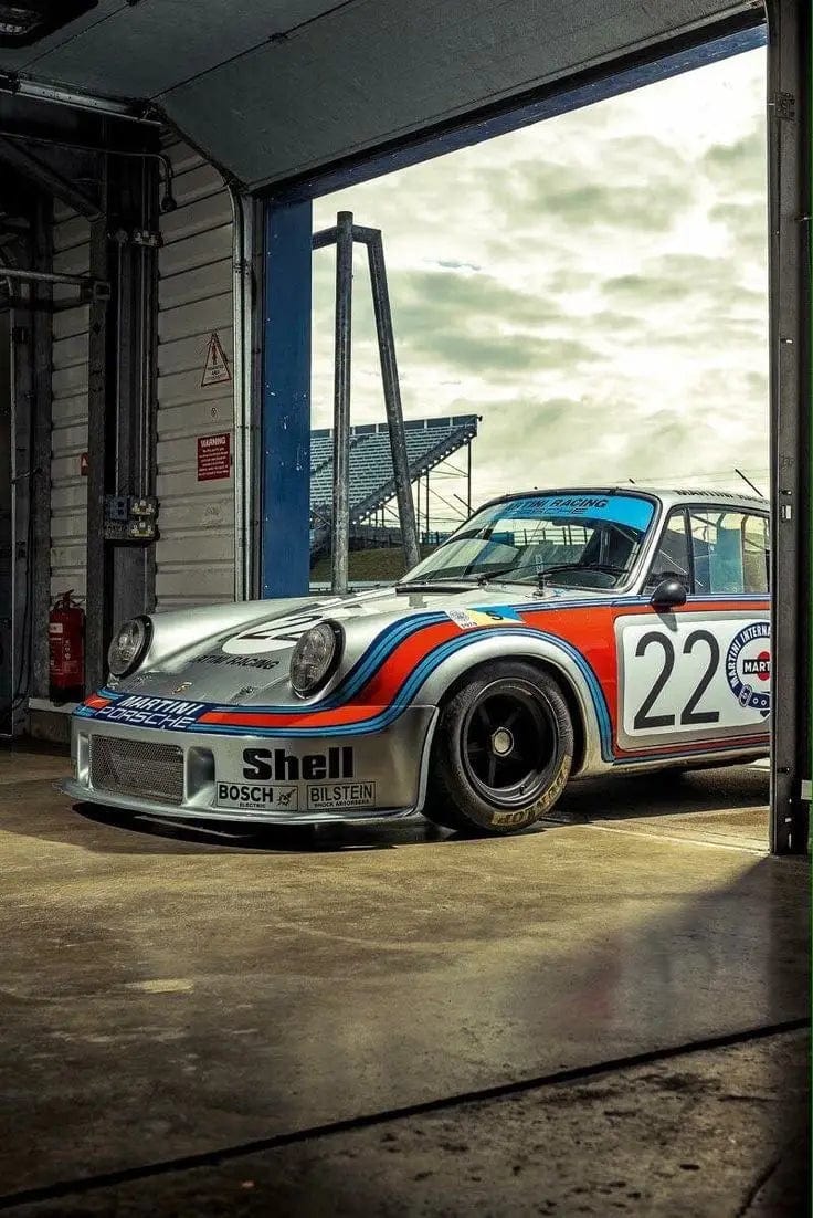 Canvanation 17 / A4 50x70cm Affiche Voiture De Course Porsche