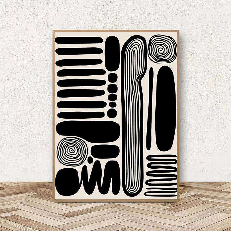 Affiche Abstrait Japonais