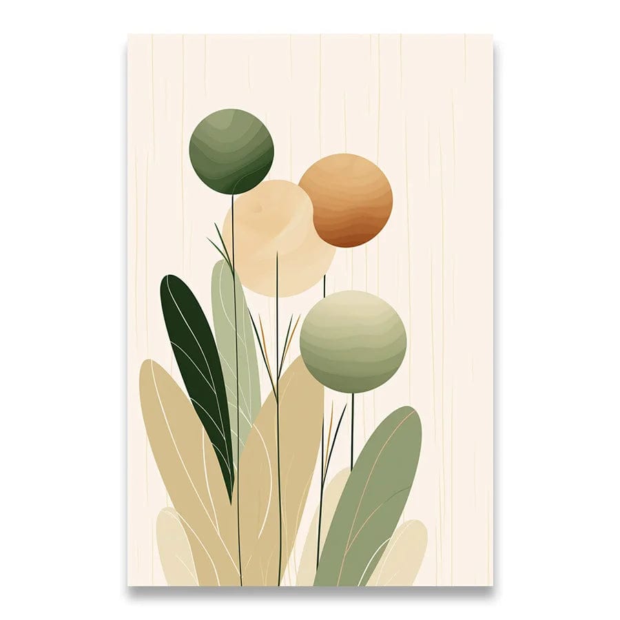 Canvanation 6 / 50x70cm Affiche Minimaliste - Fleurs