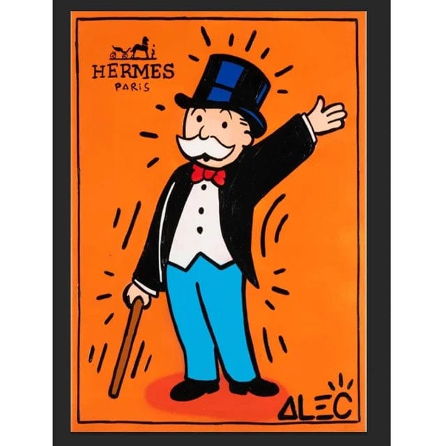 Canvanation 23 / 30X40cm Affiche Moderne Monopoly Alec Pop Art