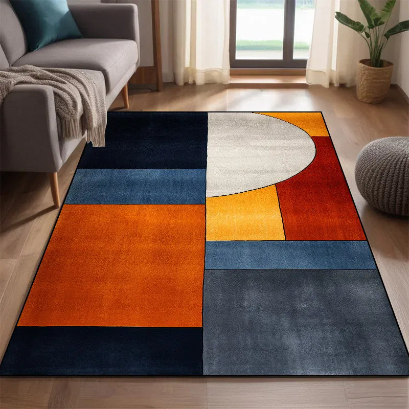 Canvanation XD19-flannel2 / 100x160cm 39.4x63in Tapis De Salon - Moderne Motif Géométrique Wilton