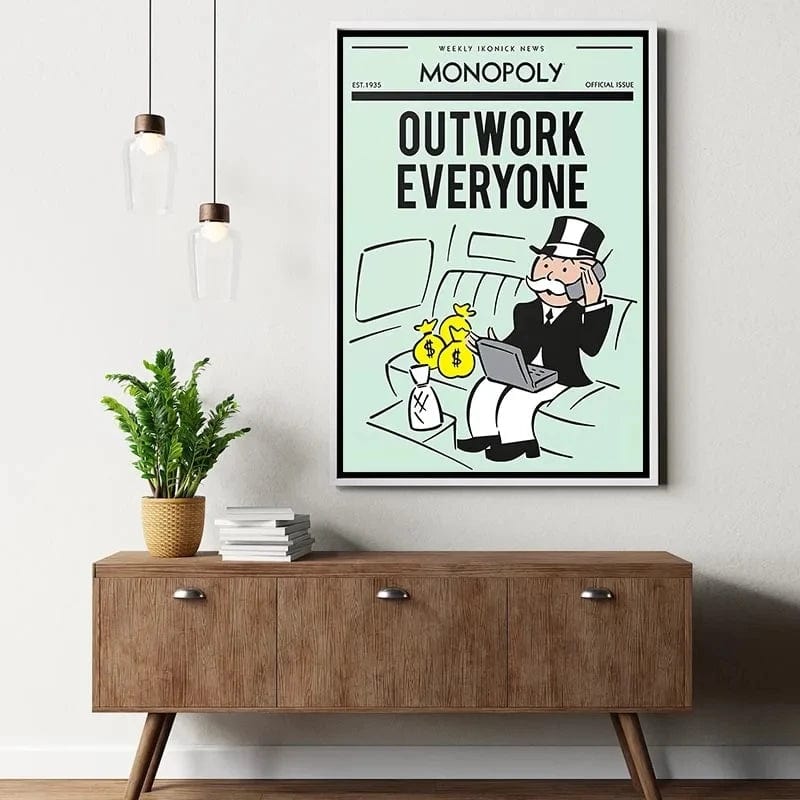 Canvanation Affiche Alec Monopoly Motivation