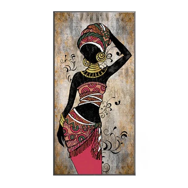 Canvanation H31-8 / 40x80cm Affiche Femme Africaine