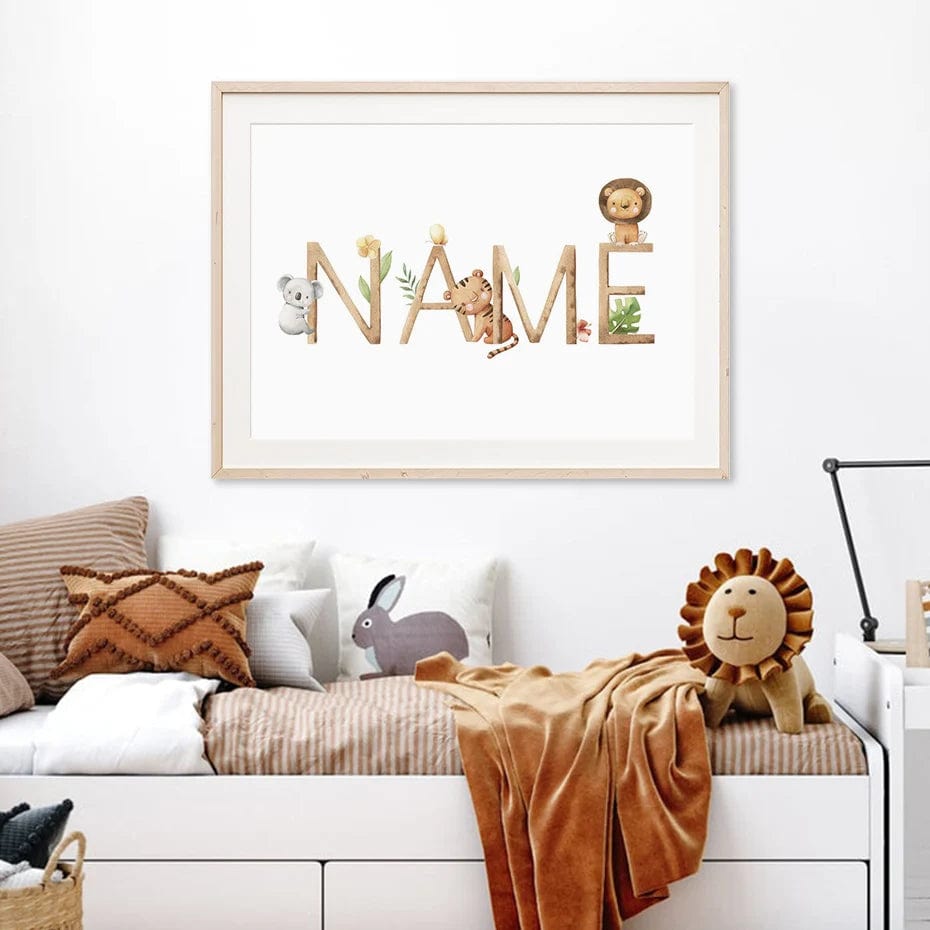 Canvanation Panneau De Chambre De Bébé Personnalisé Cartoon