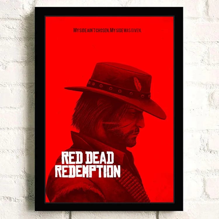 Canvanation 9 / 50X70cm Affiche Jeu Populaire Red Dead Redemption 2