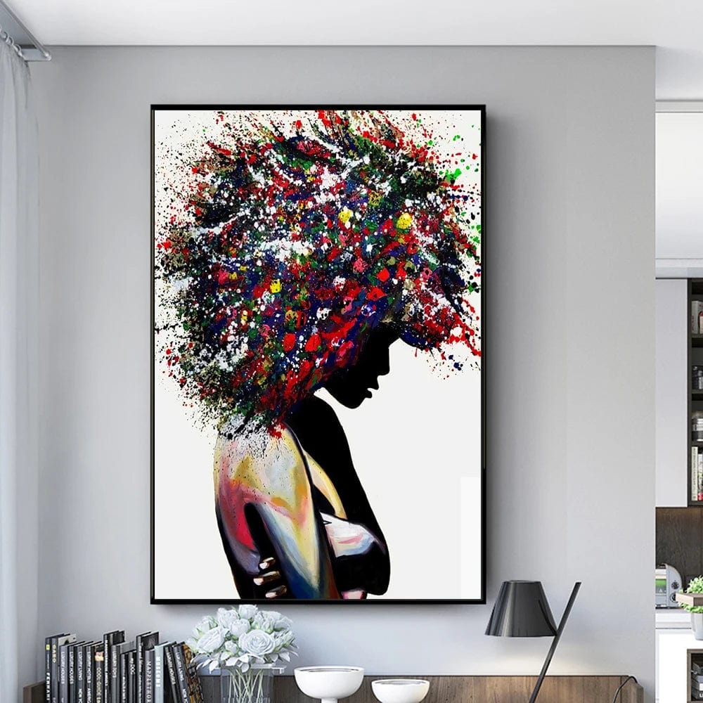 Canvanation Affiche Femme Graffiti Pop Art
